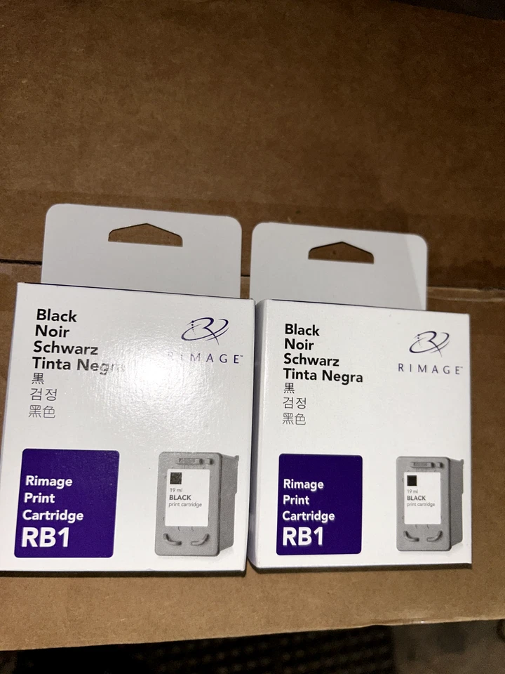 Rimage - Black Ink Cartridge - RB1, 2000i/480i- 2019/2020/2021 - Image 1 of 1
