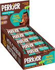 Perkier Bars, Salted Caramel & Dark Chocolate 15 Bars - Healthy, Vegan and Free