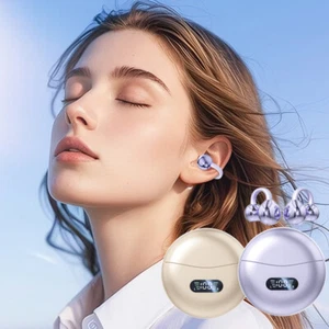 2025 Wireless Bluetooth Earphones Ear Clip Headphones Sport Gym Running Earbuds - Picture 1 of 24