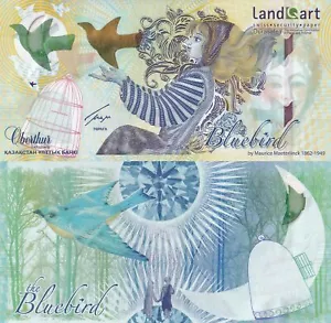 Kazakhstan Bluebird 2013 UNC Type Bird Specimen Test Notes - Picture 1 of 2