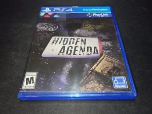 Hidden Agenda Trust No One Sony Playstation 4 PS4 LN perfecto estado! - Imagen 1 de 5