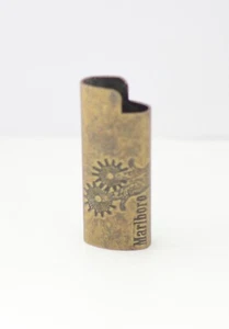 Marlboro - Vintage Feuerzeughülle / Lighter - Case - Sporen - Für Mini Bic - Bild 1 von 6