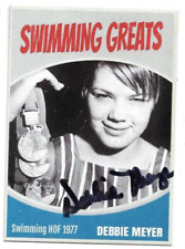 Debbie Meyer Signed Custom Trading Card TEAM USA Olympic Swimming Autographed 4
