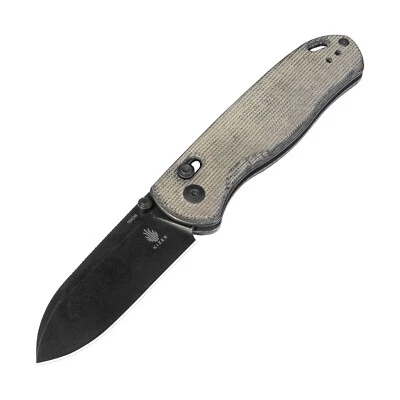 Kizer Drop Bear EDC Folding Pocket Knife 154CM Steel Micarta Handle V3619C4 - Image 1 of 4