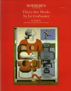 SOTHEBY'S London Le Corbusier 35 Works Auction Catalog 1987 - Picture 1 of 1