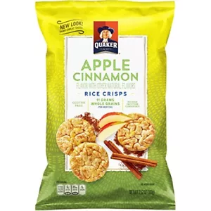 Quaker Rice Crisps Apple Cinnamon 3.52 Ounce Pack of 6 - Picture 1 of 2