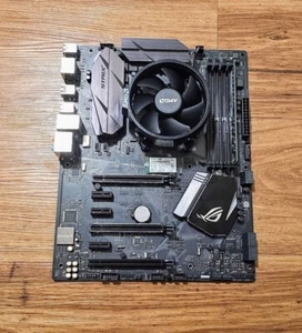 AMD Bundle - Ryzen 1600, ROG Strix B350F, 16GB DDR4, 512GB NVMe - Great Cond!!! - Picture 1 of 8
