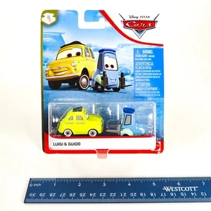 Disney Pixar Cars Luigi & Guido Radiator Springs RARE BLUE CARD 2018 Mattel NEW - Picture 1 of 9