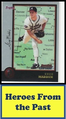 1998 Bowman Chrome International #16 Greg Maddux 062-N - Image 1 of 2