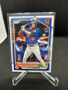2024 BOWMAN COLIN HOUCK NEW YORK METS PROSPECT #BP-123 - Picture 1 of 2