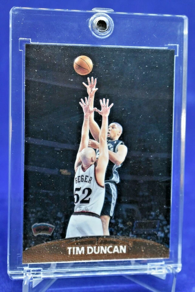 TIM DUNCAN STADIUM CLUB CHROME SP SAN ANTONIO SPURS LEGEND 2021 HOF - Image 1 of 2
