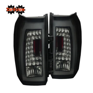 15-20 GMC Yukon XL XLT Denali Smoked Lens Red LED Taillights Tail Lamps Pair - Picture 1 of 4
