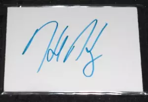 AUTO SIGNED AUTOGRAPH CUT HANK HANEY GOLF COACH TAHOE TOURNAMENT JSA FRAME IT - Picture 1 of 2