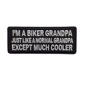 I'm A Biker GrandPa Just Like A Normal Grandpa tranne molto cooler patch - 4x1,5 - Foto 1 di 1