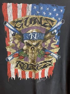 T-shirt Guns N Roses 2005 Bravado adulto media nera - Foto 1 di 7