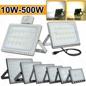 Foco exterior LED 10W 20W 30W 50W 100W 200W vatios foco reflector - Imagen 1 de 60