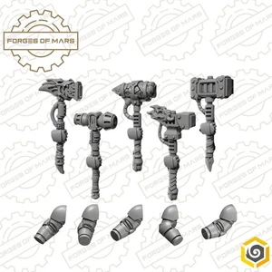 Knights - Drakes - Anvil Wardens Hammers (x5R + arms ) - Picture 1 of 1