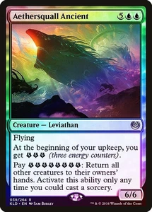 Aethersquall Ancient FOIL Kaladesh PLD Blue Rare MAGIC MTG CARD ABUGames - Picture 1 of 1