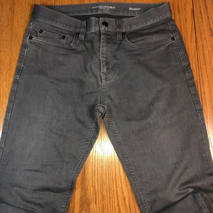Banana Republic Slim Fit Traveler Jeans Herren 30x30 Medium Grau Mid Rise Stretch - Bild 1 von 8
