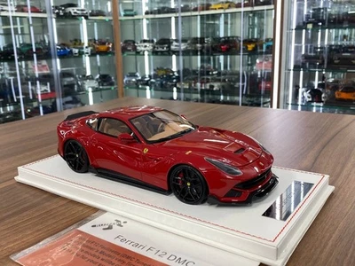 1/18 Runner Ferrari F12 Berlinetta DMC Limited 99 pcs Red Resin( Hood Opens ) - Image 1 of 4