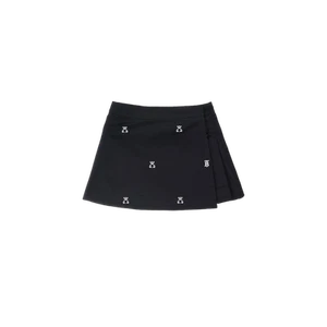 (Kids) Burberry Embroidered Thomas Bear Pleated Skirt Black - Picture 1 of 2