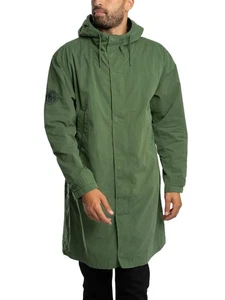 Pretty Green Men's Feltham Parka Jacket, Green - Picture 1 of 10