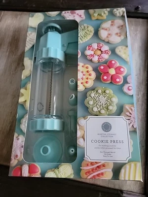 Prensa de galletas colección Martha Stewart 24 discos barril transparente fácil NUEVO Foto 1 de 4