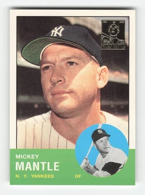 Estuche conmemorativo Topps Mickey Mantle 1996 tapadores de caja #13 casi como nuevo o mejor Foto 1 de 2