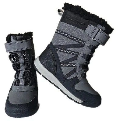 Bota de Couro Masculina MERRELL ML263130 Snow Crush 2 Impermeável Preta Cinza Tamanho 10 - Imagem 1 de 4