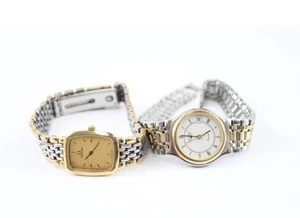 Womens Assorted Gold Tone Steel Watches Quartz Omega Longines SPARES/REPAIRS x 2 - Bild 1 von 5