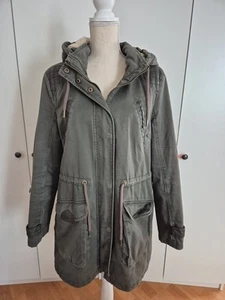 Parka Clockhouse Größe M, Dunkelgrün, guter Zustand, langer Mantel mit Kapuze - Bild 1 von 5