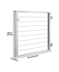 Cable Railing Gate For Wood/Metal Cable Fence Railing System Aluminium  - Picture 1 of 12