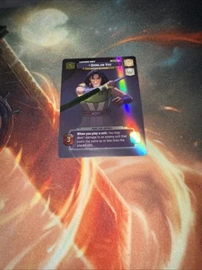 Star Wars Unlimited- Quinlan Vos, Sticking the Landing #275 Leader Showcase Foil - Picture 1 of 10