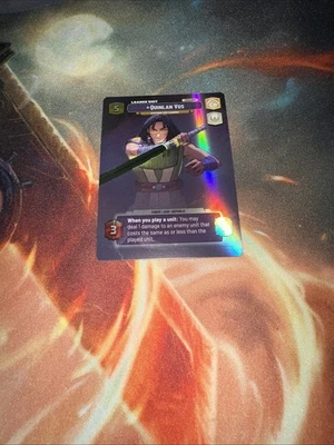 Star Wars Unlimited- Quinlan Vos, Sticking the Landing #275 Leader Showcase Foil - Image 1 of 4