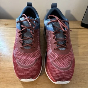 Geox Spherica Actif X Uomo Taglia UK 8 Scarpe da Ginnastica Ammortizzate Brick/Avio Ottime Condizioni - Foto 1 di 16