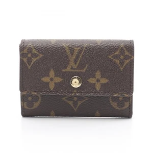 Louis Vuitton Portomonet Plastic Coin Case Wallet Coated Canvas Leather Monog-Ey - Picture 1 of 6