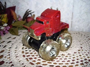 Red Cab Eighteen Wheeler 4X4 Toy Friction Truck - Picture 1 of 1