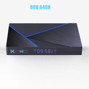 H96 Max V56 Android 12.0 TV Box RK3566 4G/8G 64G Dual Wifi 4K H.265 Media player - Picture 1 of 15