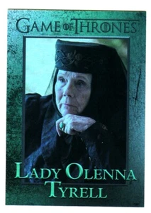 GAME OF THRONES SEASON 6 FOIL PARALLEL BASE CARD 64 OLENNA TYRELL DIANA RIGG - Bild 1 von 1