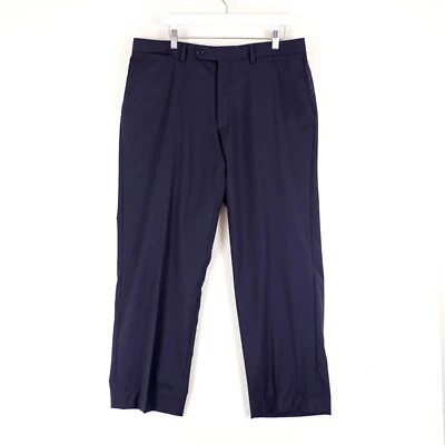 Pantalones de vestir Jack Victor Exclusive Collection Estrato Super 110s lana azul 36/30 Foto 1 de 4