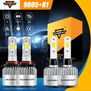 AUXBEAM 9005 H1 LED Bulbs Headlight High Low Beam for Subaru Outback 2000-2004 - Picture 1 of 12