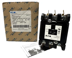 EATON C25FNF375A Contattore per uso definito 3P, 75A, bobina 120VAC, 600V - Foto 1 di 6