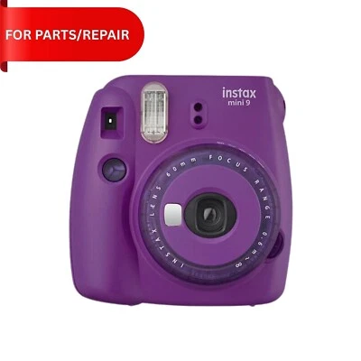 Fuji Instax Mini 9 Instant Film Camera Dark Purple- FOR PARTS/ REPAIR - Image 1 of 2