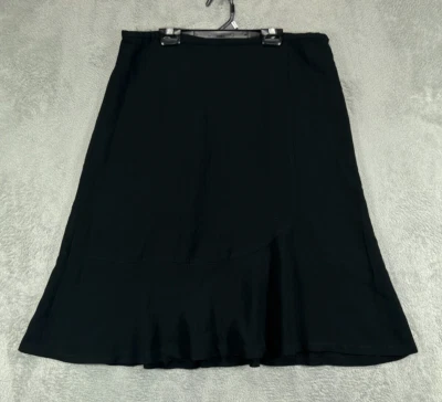 Юбка женская New York Company 12 черный костюм юбка полный круг волан кромка миди - Изображение 1 из 4