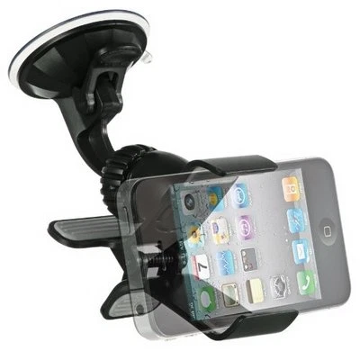 Cell Phone Windshield Dashboard Clamp Car Mount Holder for Apple iPhone X XS 7 6 - Image 1 of 2