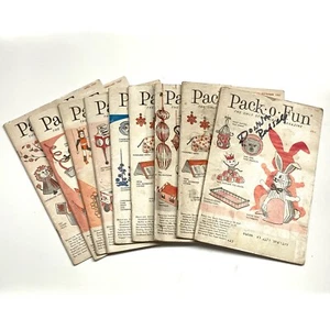 Pack-O-Fun Scrapbooking, Crafting Projects Magazine de 1966, 1967 • Lote de 9 - Imagen 1 de 1