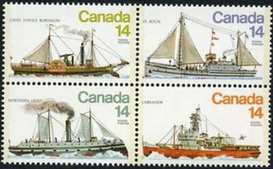Canada Stamp #779a - Ice Vessels (1978) 4 x 14¢ - Bild 1 von 1