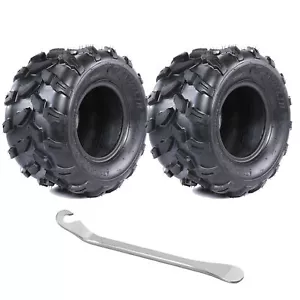 2pc 18x9.5-8 18x9.50-8 Rear Tyre For ATV Quad Buggy Lawn Mower Go kart Golf Cart - Picture 1 of 7