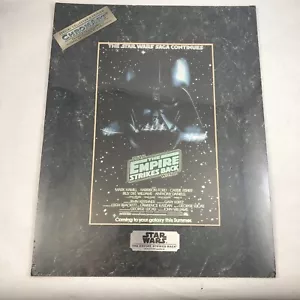 STAR WARS EMPIRE STRIKES BACK Chromart Poster Art 1994 NOS Darth Vader - Foto 1 di 21