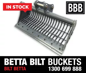 EXCAVATOR BUCKET 3 TONNE SHAKER BUCKET IN STOCK (BBB) - Picture 1 of 12